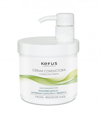 Crema Conductora Radiofrecuencia Facial Bolsas de Ojos Kefus 500 ml